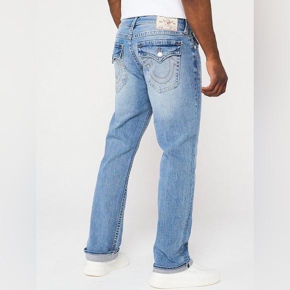 True Religion Ricky Super T Straight Fit Jeans 36 Medium Drifter - Picture 1 of 11